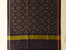 Rasika . रसिका ~ Handloom Patola Cotton Dupatta ~ Purple