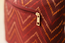 Dots & weaves ~ Patola Hand Bag  | Maroon