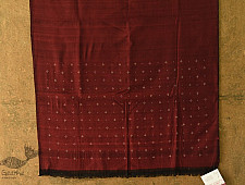 Handloom Cotton | Tangaliya Pant Material - Maroon