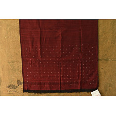 Handloom Cotton | Tangaliya Pant Material - Maroon