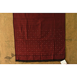 Handloom Cotton | Tangaliya Pant Material - Maroon