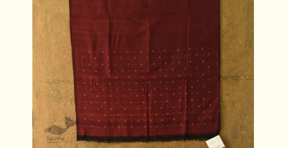 Handloom Cotton | Tangaliya Pant Material - Maroon