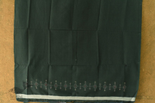 Handwoven Cotton | Tangaliya Pant Material - Dark Green