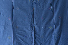 Handloom Cotton | Tangaliya Kurti Material - Blue