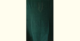 Handloom Cotton | Tangaliya Kurti Material - Dark Green