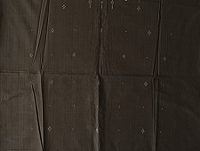 Handloom Cotton | Tangaliya Kurti Black Material - Sparrow Motif
