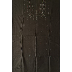 Handloom Cotton | Tangaliya Kurti Black Material - Sparrow Motif
