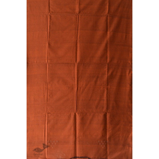 shop Cotton Tangaliya kurti Material  - Rust