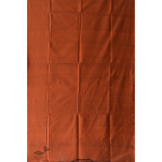 shop Cotton Tangaliya kurti Material  - Rust