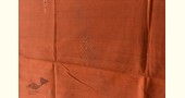 shop Cotton Tangaliya kurti Material  - Rust