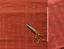 Handloom Cotton | Tangaliya Kurti Brown Material 