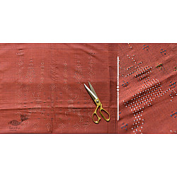 Handloom Cotton | Tangaliya Kurti Material - Brown