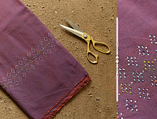 Handwoven Cotton | Tangaliya Pant Material - Pink