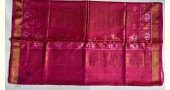 exclusive silk handwoven narikunj partola pink saree with heavy pallu
