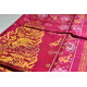 exclusive silk handwoven narikunj partola pink saree with heavy pallu