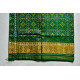 exclusive silk handwoven partola green saree