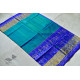 exclusive silk handwoven partola green & blue saree