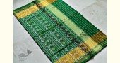 exclusive silk handwoven partola green saree