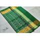 exclusive silk handwoven partola green saree