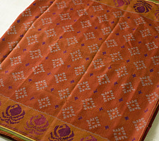 Champa - Chakli . चंपा - चकली | Handwoven Patola Cotton Saree - 5