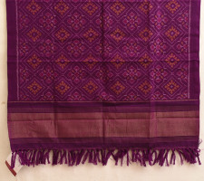 Vasant . वसंत | Handwoven Woolen Navratna Patola Shawl 