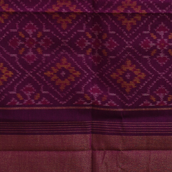 shop Handwoven Woolen Navratna Patola Shawl