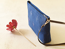 Dots & weaves ~ Tangaliya Bag | Blue