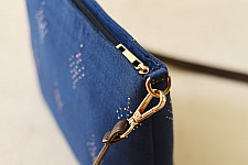 Dots & weaves ~ Tangaliya Bag | Blue