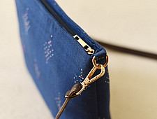 Dots & weaves ~ Tangaliya Bag | Blue