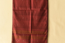 Tangaliya - Handwoven Cotton Scarves - Maroon