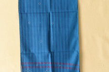 Tangaliya - Handwoven Cotton Scarves - Blue Stripe