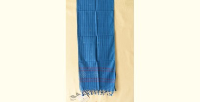 Tangaliya - Handwoven Cotton Scarves - Blue Stripe