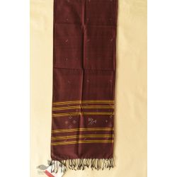 Tangaliya - Handwoven Cotton Scarves - Brown