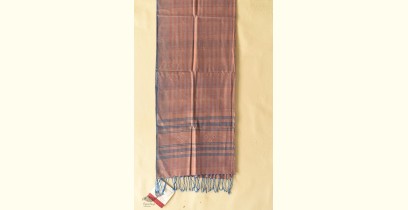 Tangaliya - Handwoven Cotton Scarves - Pink & Blue Dhupchav