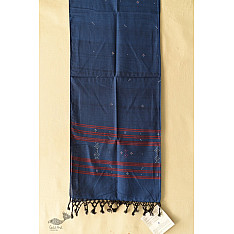 Tangaliya - Handwoven Cotton Scarves - Dark Blue