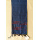 shop Tangaliya - Handwoven Cotton Scarves / muffler - Dark Blue