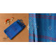 shop Tangaliya - Handwoven Cotton Blue Stripe Scarves