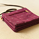 shop Tangaliya Multi Pocket Sling Purse Magenta