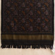 shop Handwoven Woolen Ikat Patola Shawl - Black