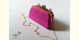 A pocket full of joy ✧ Patola Silk Purse / Sling Bag - Rani Pink