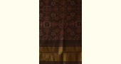 shop handwoven patola woolen Brown shawl
