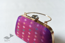 A pocket full of joy ✧ Patola Silk Purse / Sling Bag - Purple 