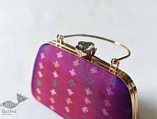 A pocket full of joy ✧ Patola Silk Purse / Sling Bag - Purple 