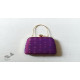 shop handmade Patola Silk Purse / Sling purple Bag 