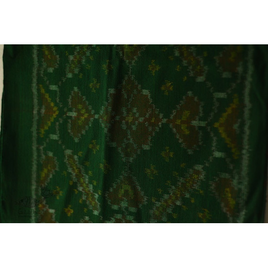 shop Handwoven Woolen Patola green Muffler