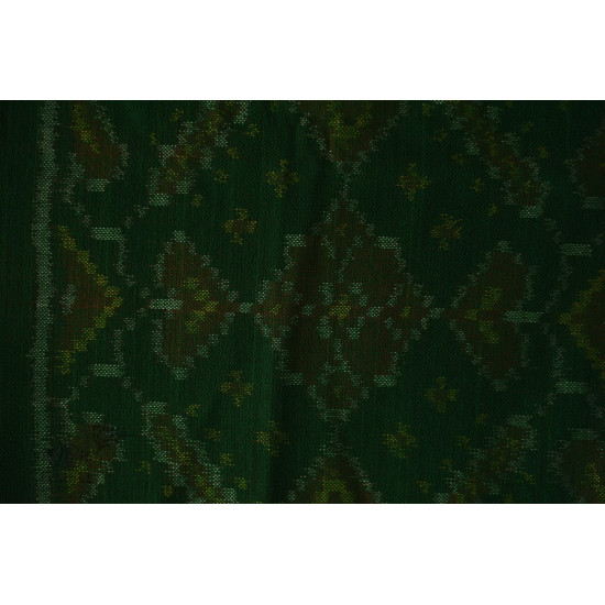 shop Handwoven Woolen Patola green Muffler