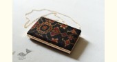 shop Patola Silk Black Clip Clutch / Sling Handbag