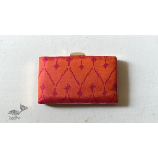 shop Patola Silk Clip Clutch / Sling Handbag