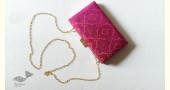 shop Patola Silk Pink Clip Clutch / Sling Handbag