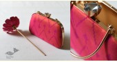 shop handmade Patola Silk Orange Purse / Sling purple Bag 